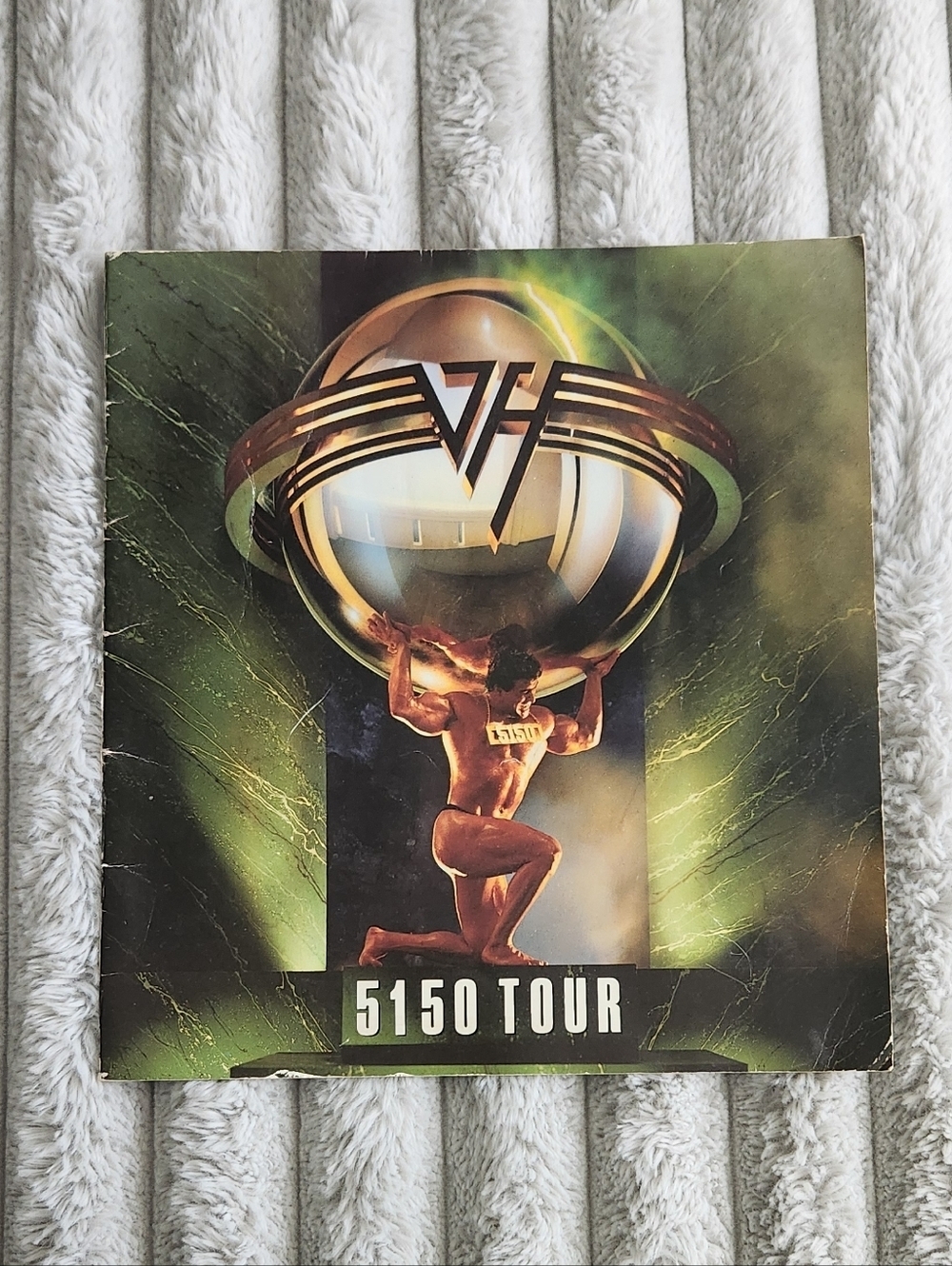 🎸 Vintage 1986 Van Halen 5150 World Tour Program Sammy Hagar EVH Classic Rock